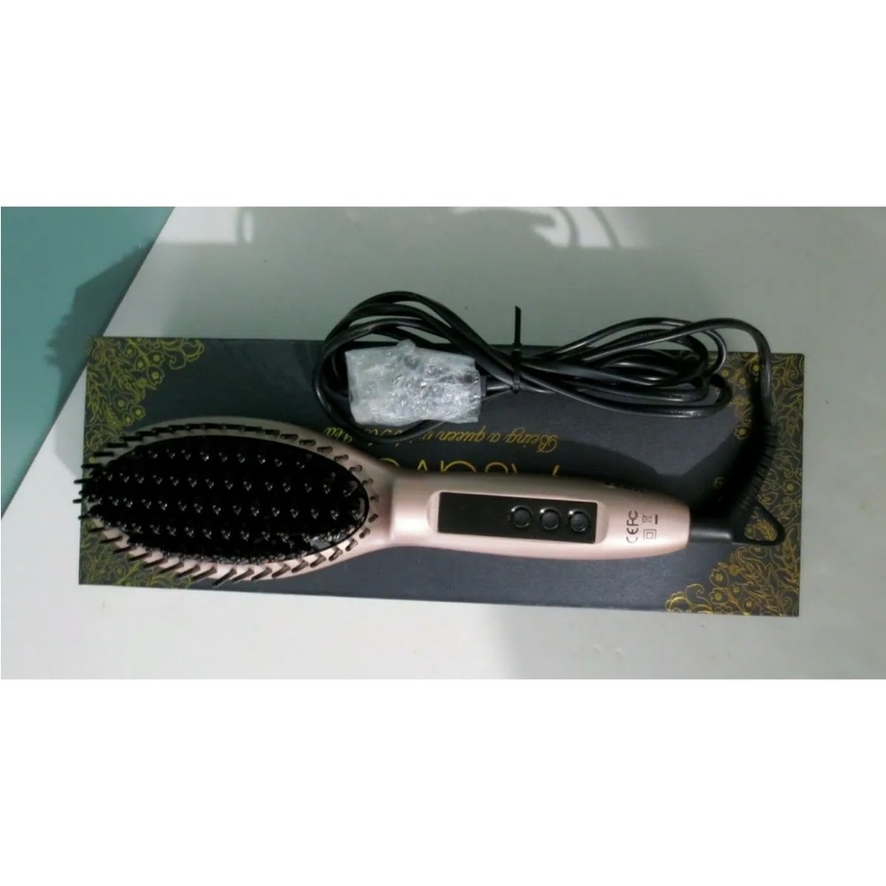 ASAVEA Hair Straightener Brush # DK818 NWT